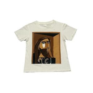 Number (N)ine Picasso White Short Sleeve Tee - Size 1